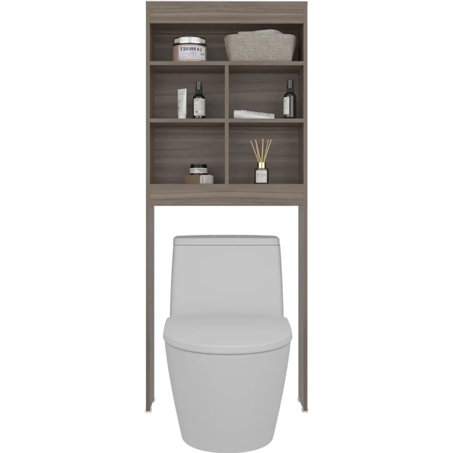 Estante Tuhome Wc Bath Duo 160,8x63,2x20,1 Cm color avellana | Platanitos