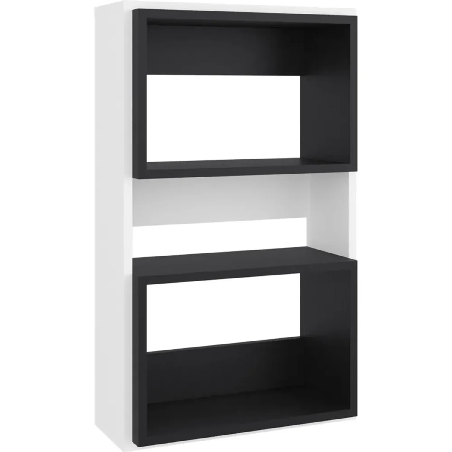 TUHOME Mueble Tuhome Auxilar Muro Baño Eco color blanco/wengue | Platanitos