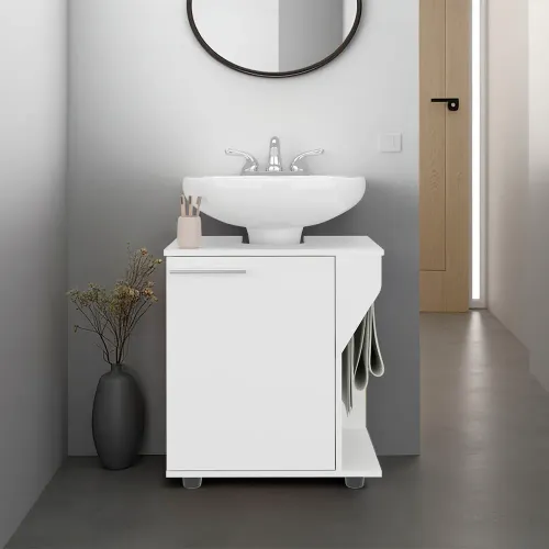 Mueble Tuhome Para Lavamanos Phillips 1 Puerta color blanco | Platanitos