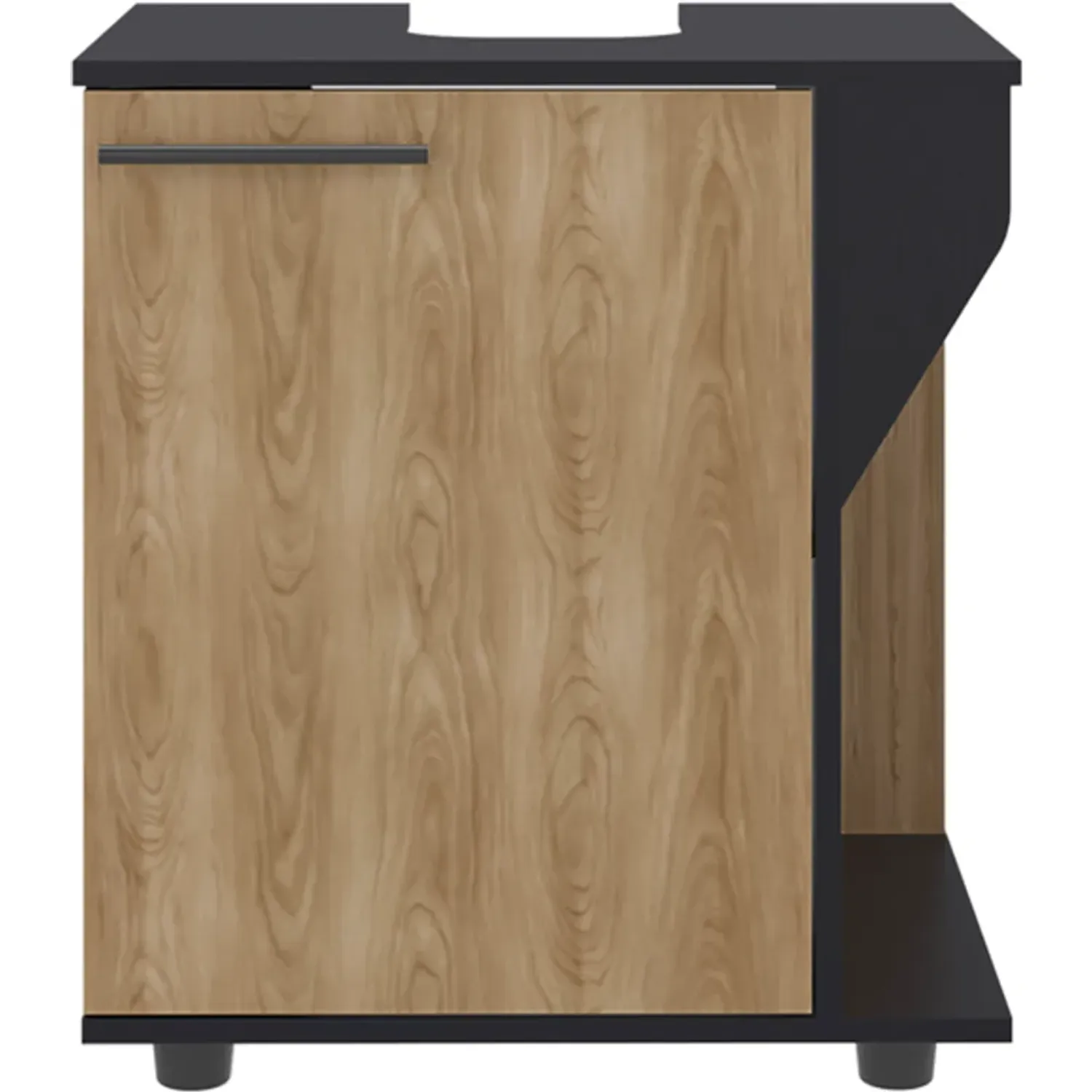 Mueble Tuhome Para Lavamanos Phillips 1 Puerta color wengue/fresno | Platanitos