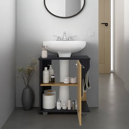 TUHOME Mueble Para Lavamanos Phillips 1 Puerta