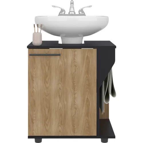 TUHOME Mueble Para Lavamanos Phillips 1 Puerta