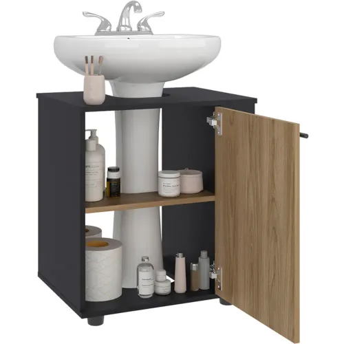 TUHOME Mueble Para Lavamanos Phillips 1 Puerta