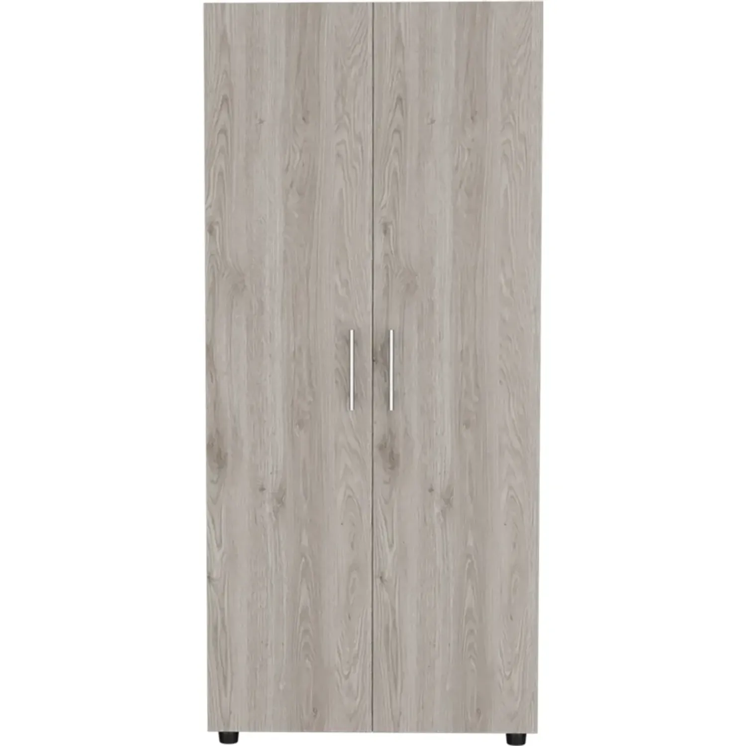 Ropero Tuhome Tera 2 Puertas Ceniza Y Blanco 180x180x48 Cm color ceniza/blanco | Platanitos