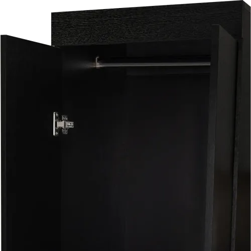 TUHOME Ropero Cómoda Praga 3 Puertas 1 Cajón Y Espejo