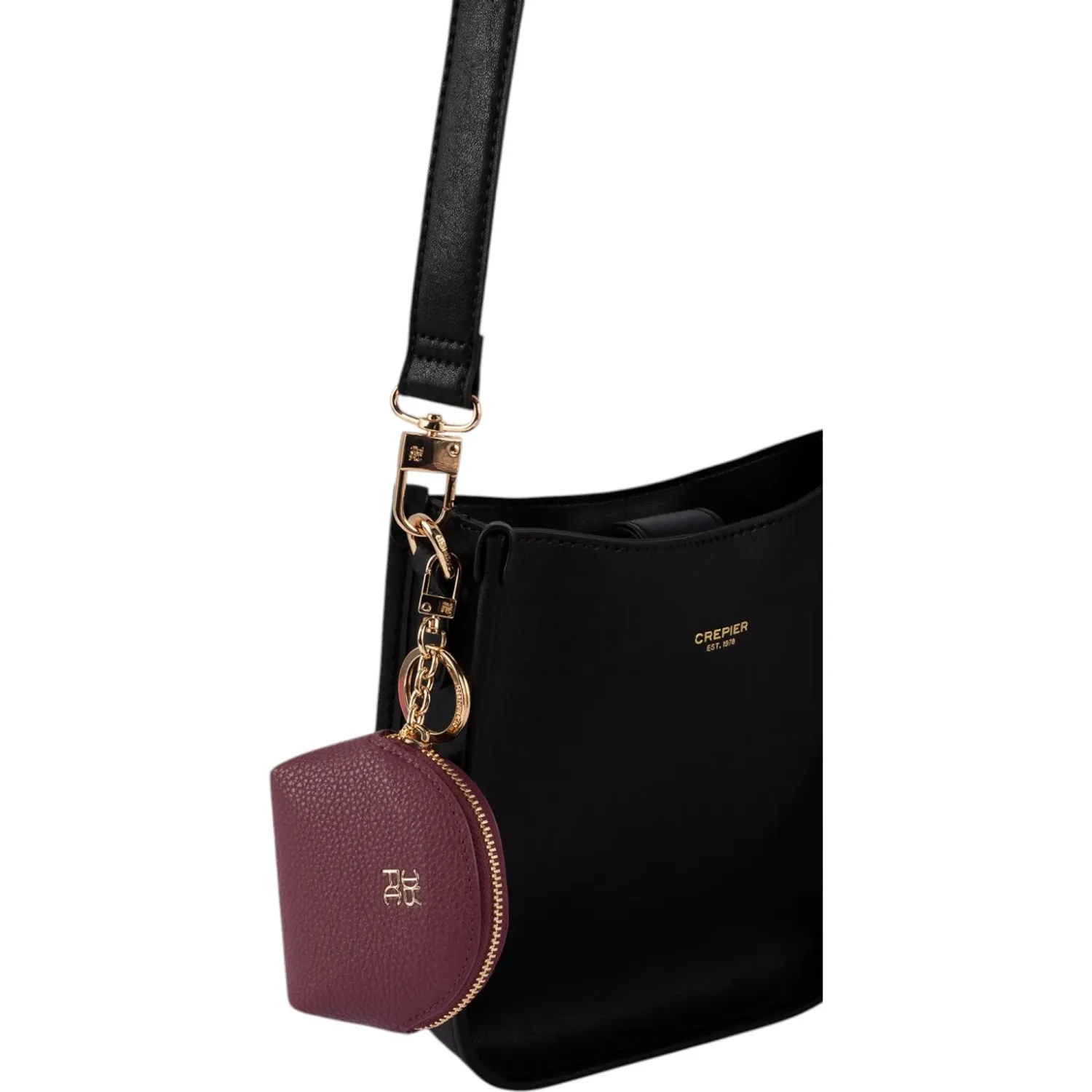 Monedero Crepier Mujer Mae Chico color burgundy | Platanitos