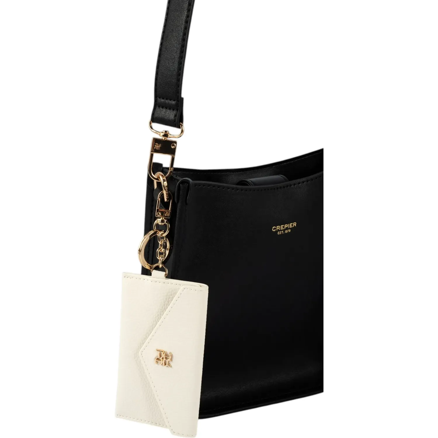 Monedero Crepier Mujer Larisa Mediano color hueso | Platanitos