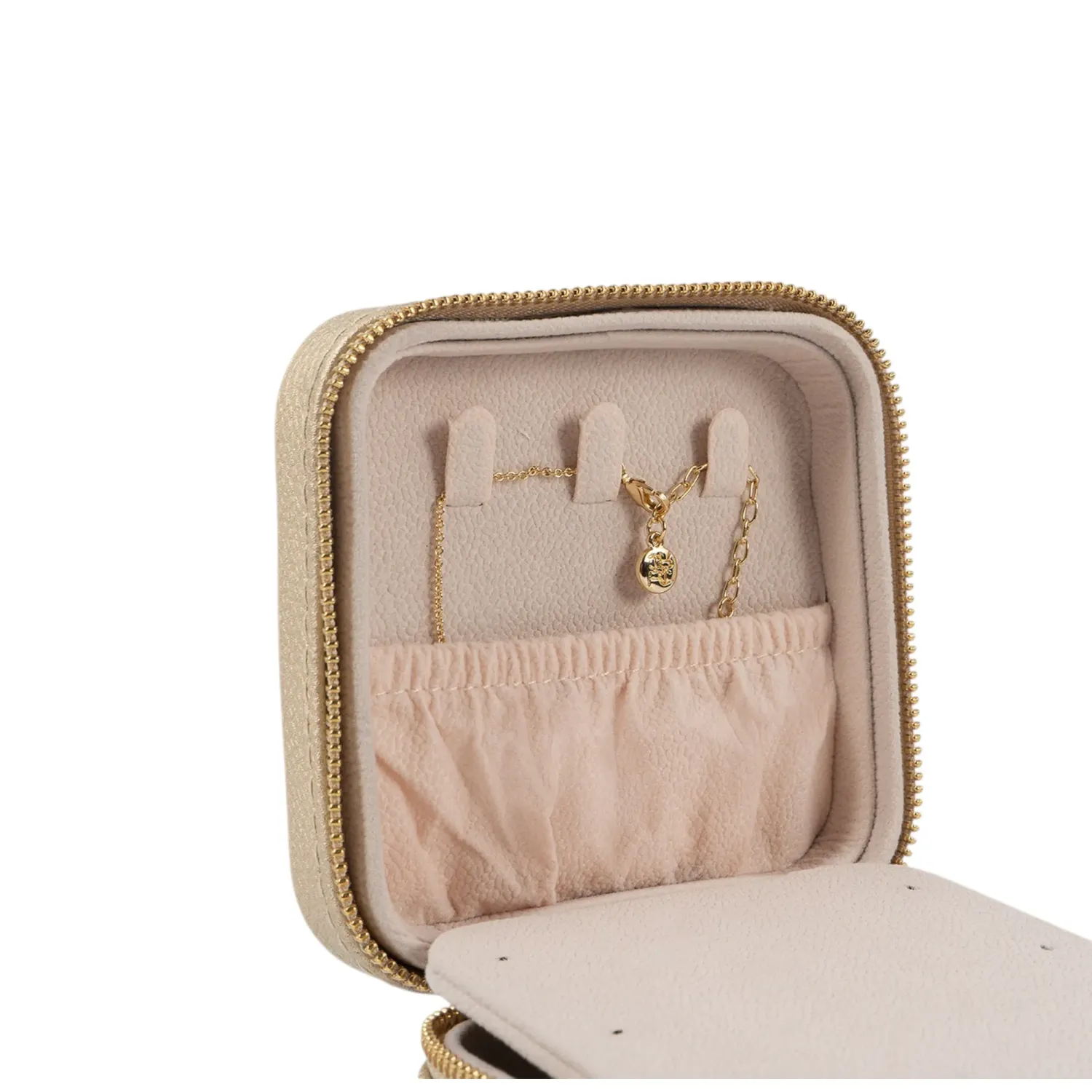 Joyero Crepier Mujer Thea Mediano color dorado | Platanitos