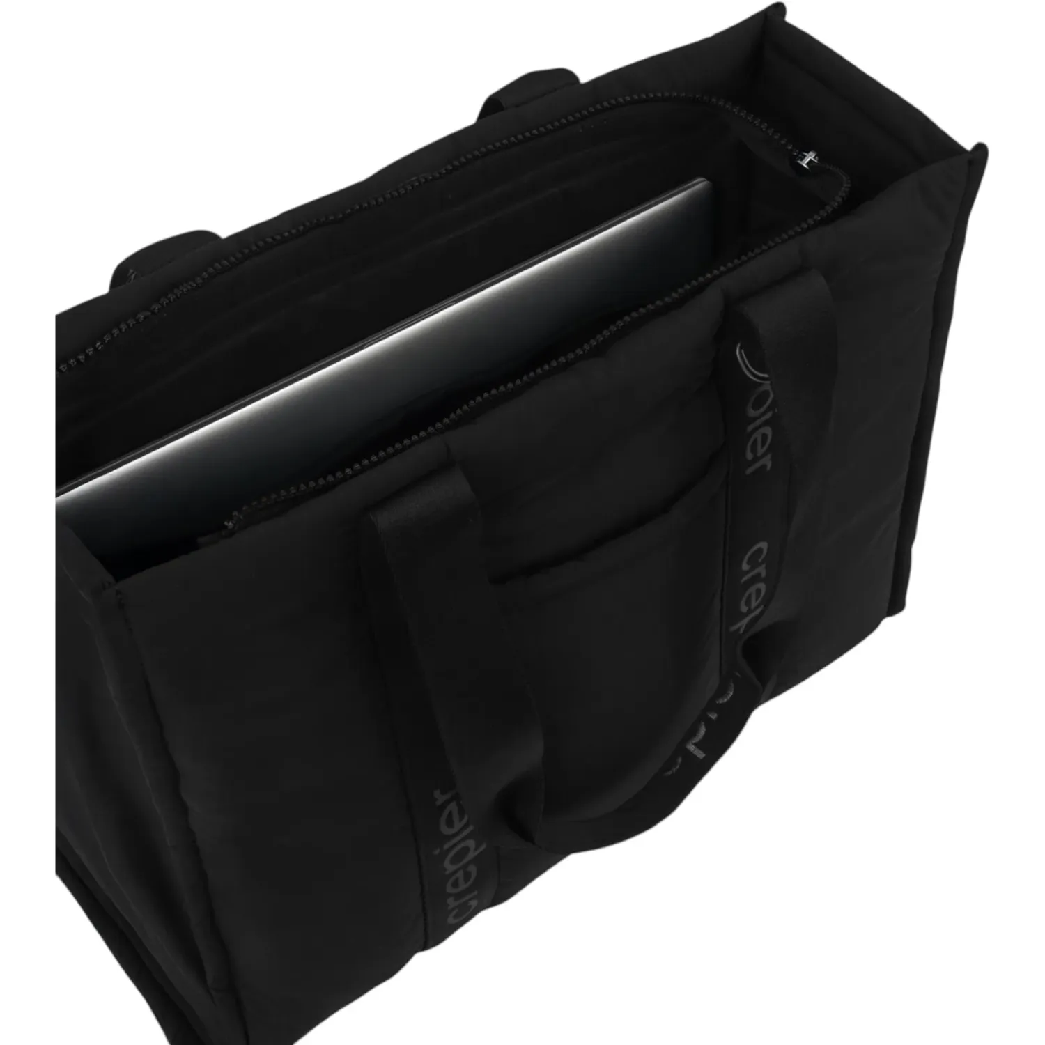 Tote Crepier Mujer Tianna Grande color negro | Platanitos