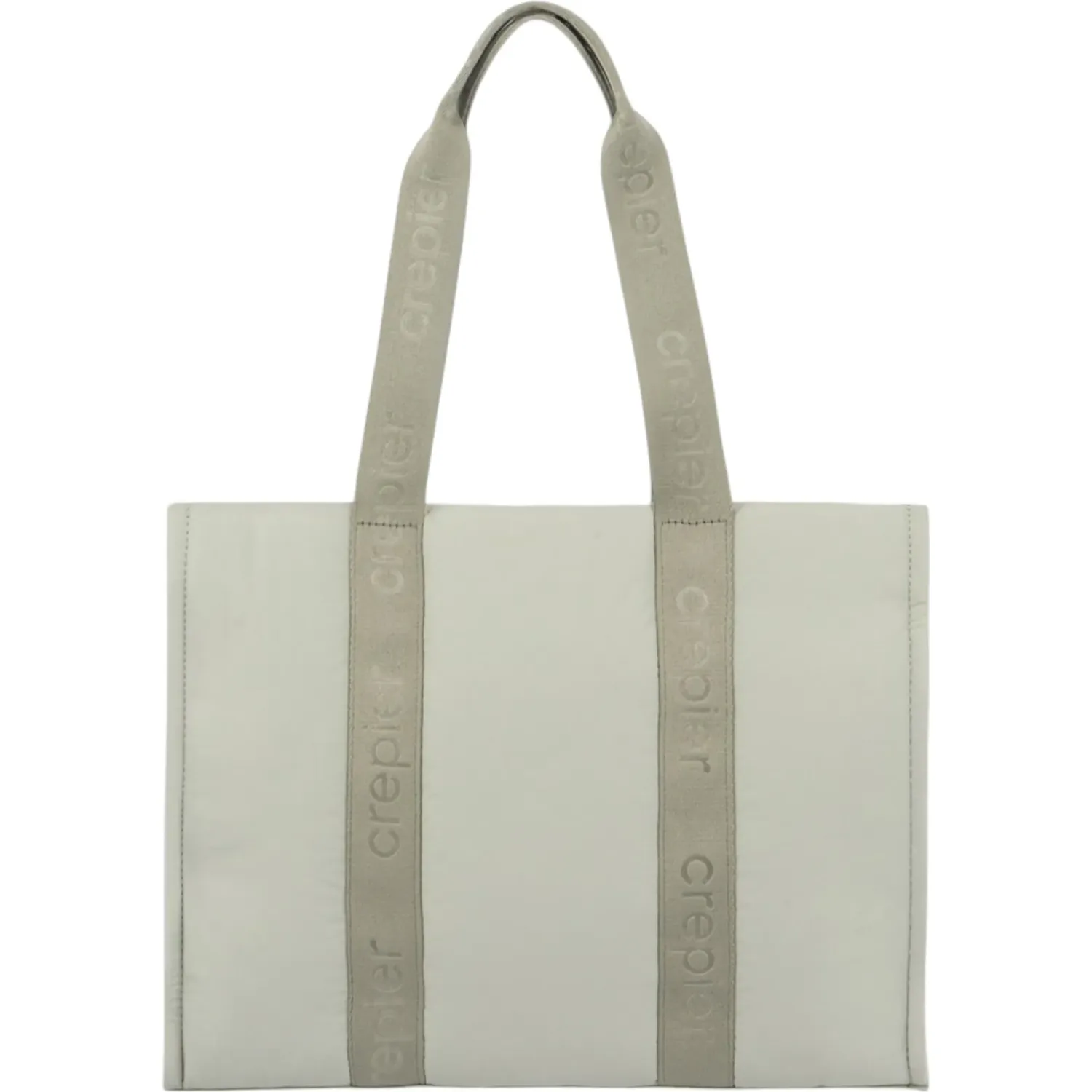 Tote Crepier Mujer Tianna Grande color verde salvia | Platanitos