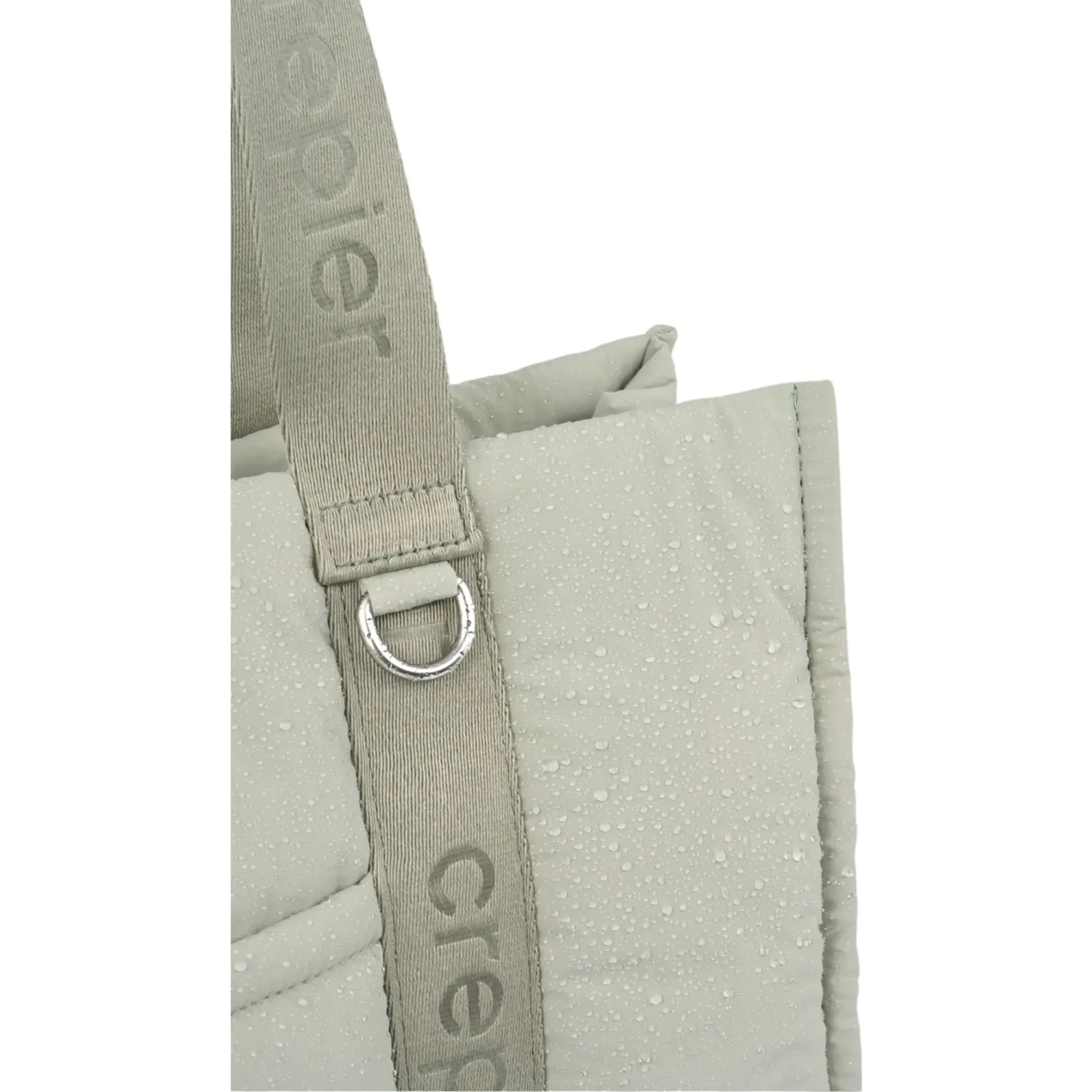 Tote Crepier Mujer Tianna Grande color verde salvia | Platanitos