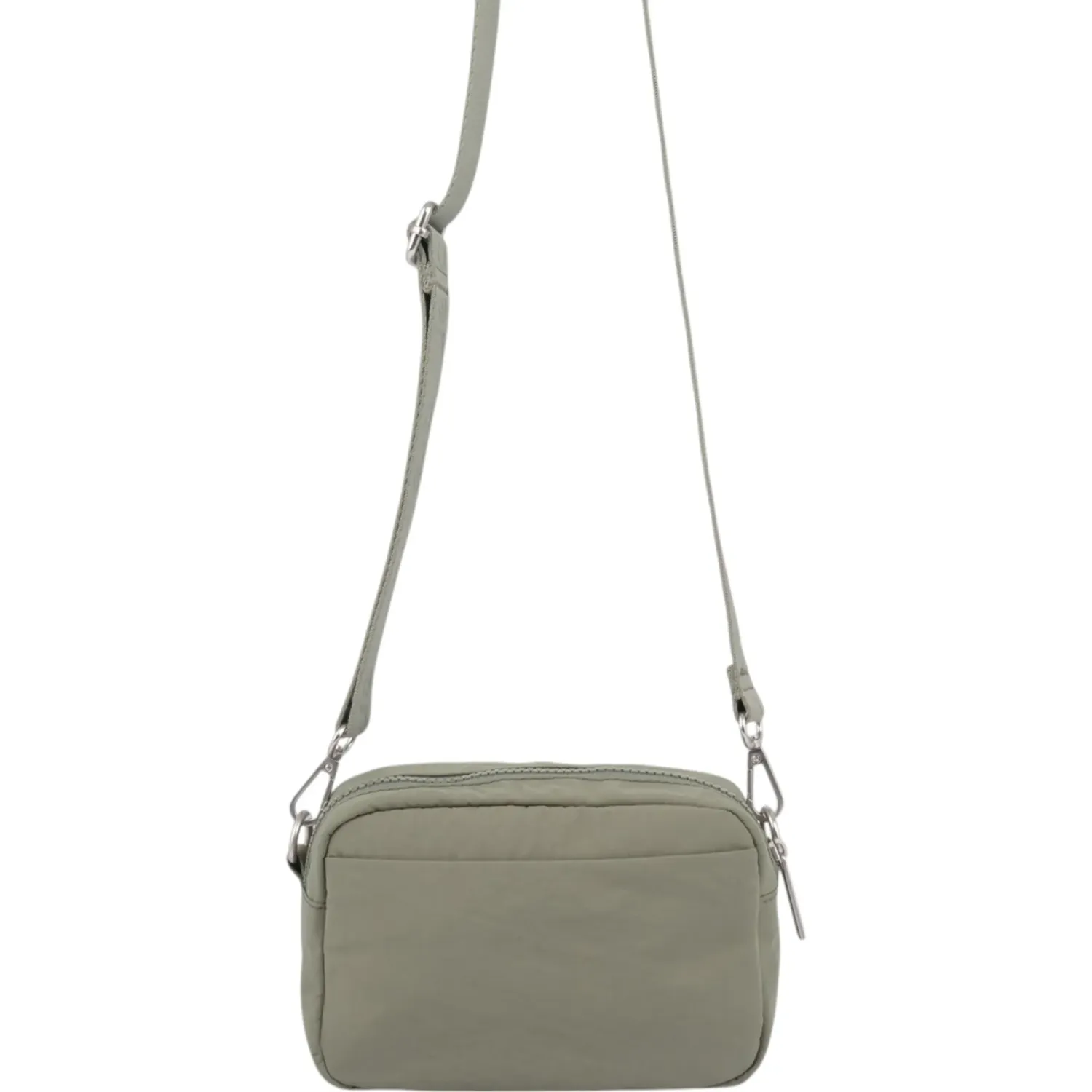 Crossbody Crepier Mujer Naiara Chico color olivo | Platanitos