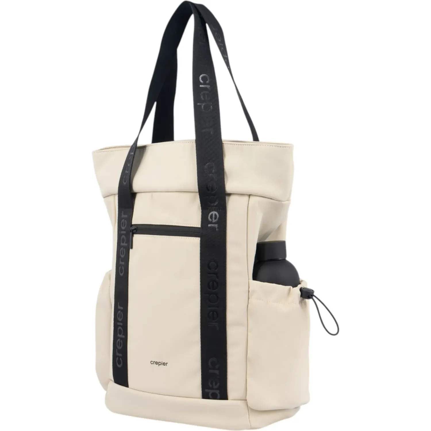 Mochila Crepier Mujer Tote Cardi Mediano color beige | Platanitos