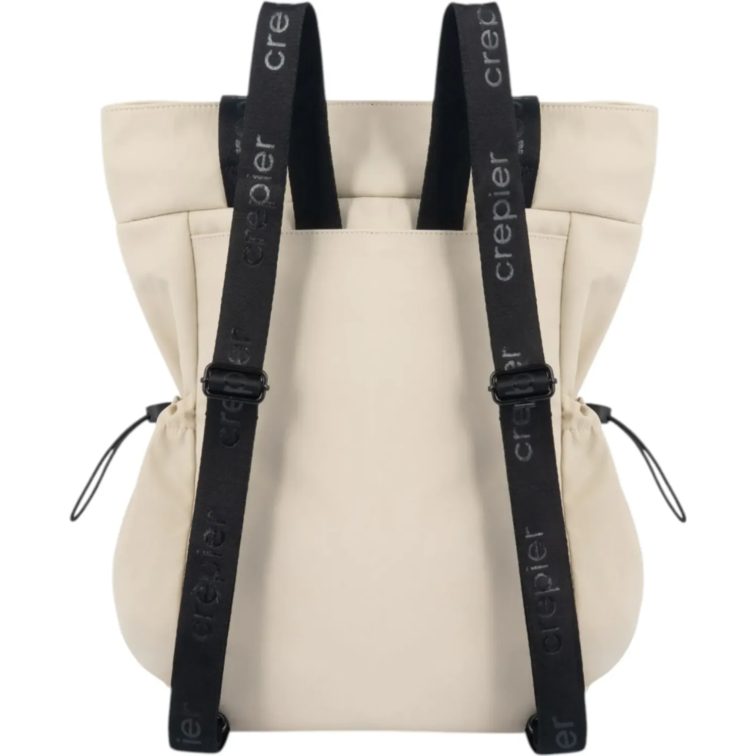 Mochila Crepier Mujer Tote Cardi Mediano color beige | Platanitos