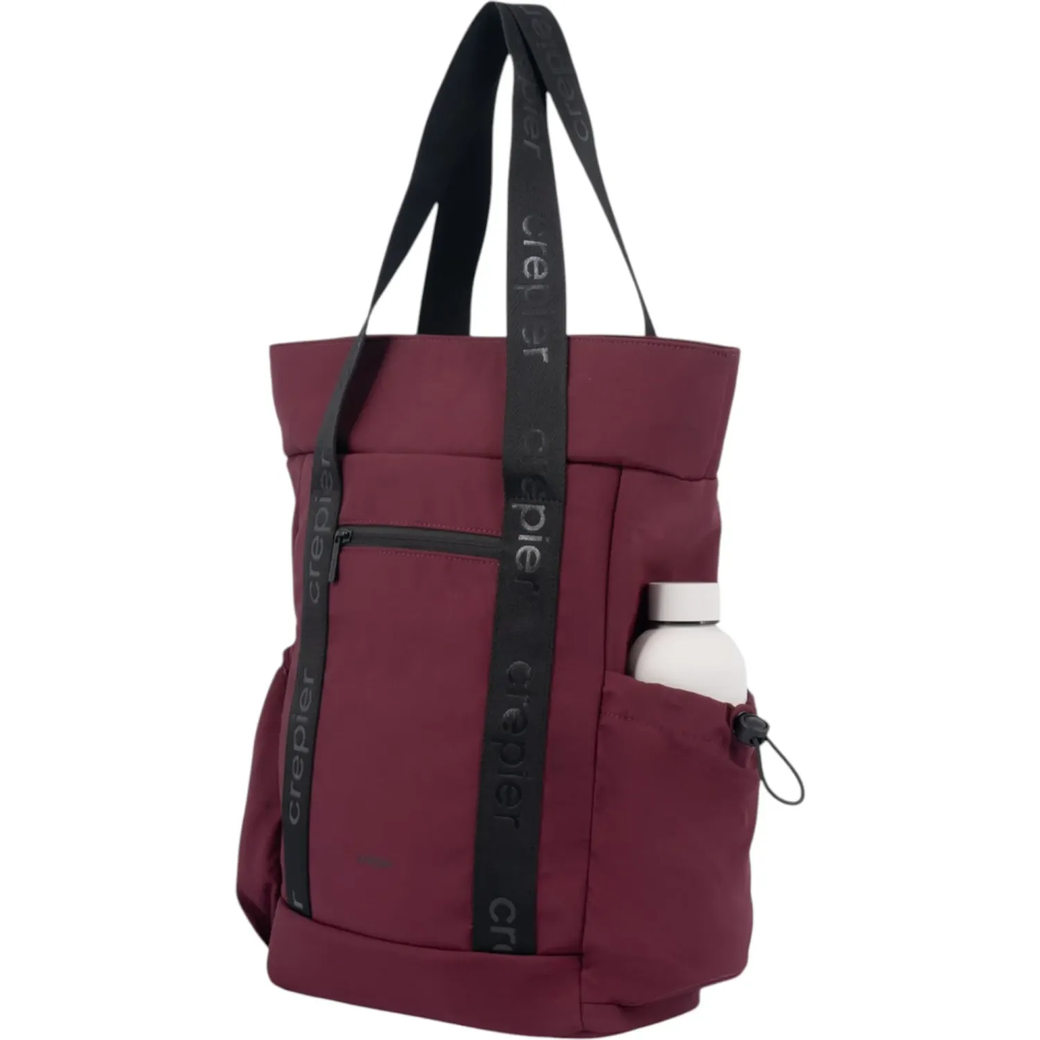 Mochila Crepier Mujer Tote Cardi Mediano color dark cherry | Platanitos