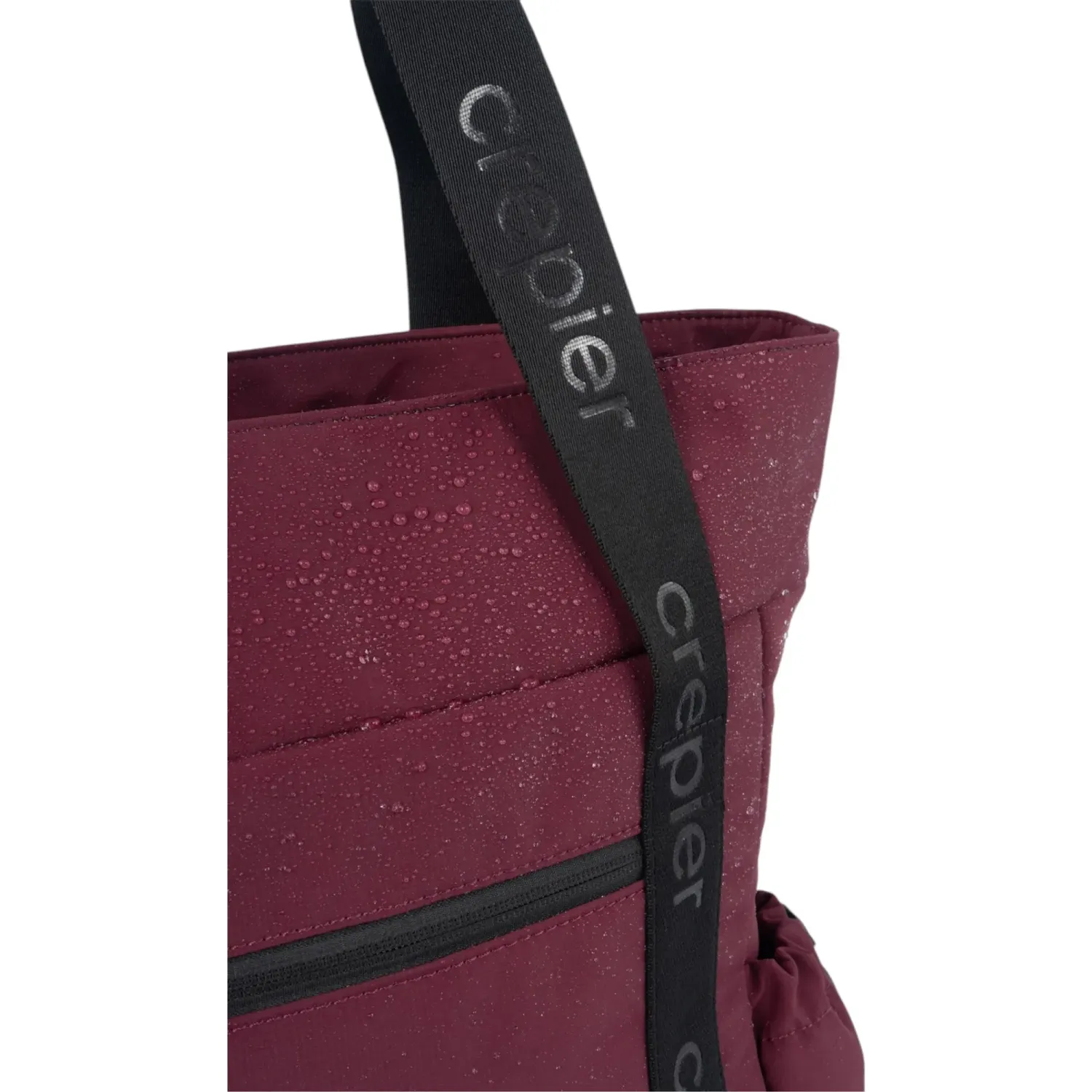 Mochila Crepier Mujer Tote Cardi Mediano color dark cherry | Platanitos