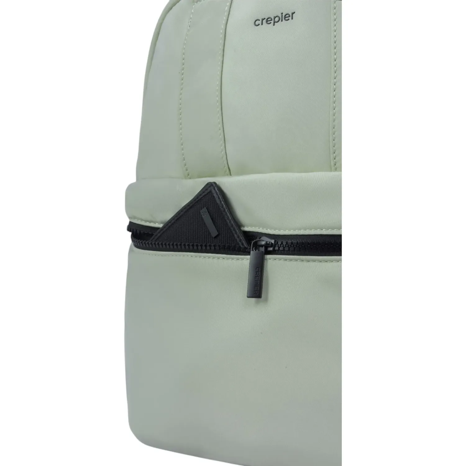Mochila Crepier Mujer Amber Mediano color verde salvia | Platanitos