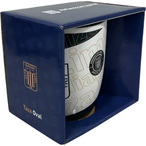 ALIANZA LIMA Taza Oval Mug  Alianza Lima Con Caja