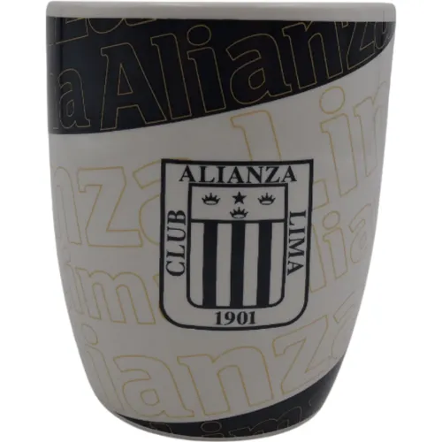 Taza Alianza Lima Oval Mug  Alianza Lima Con Caja color blanco | Platanitos