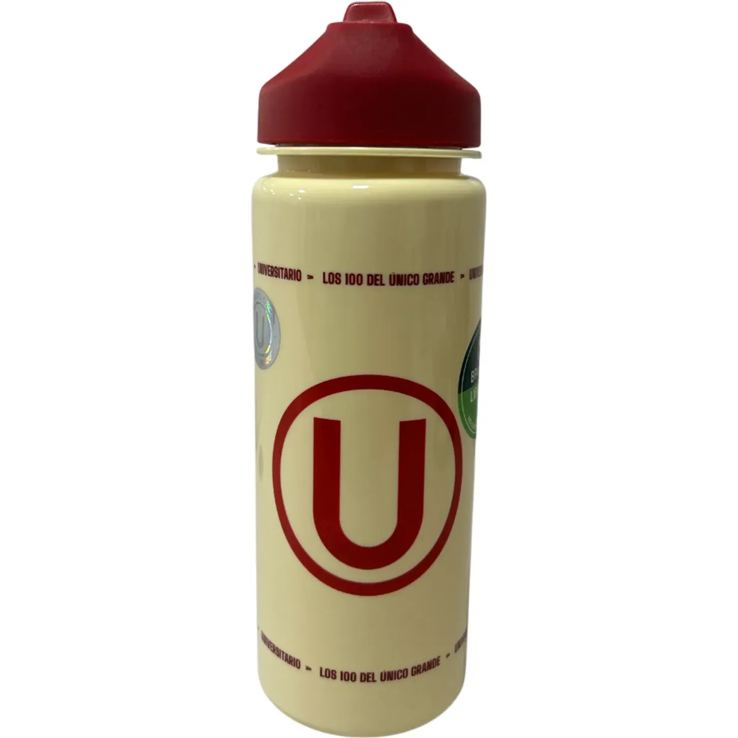Botella Universitario Universitario 2 color crema | Platanitos