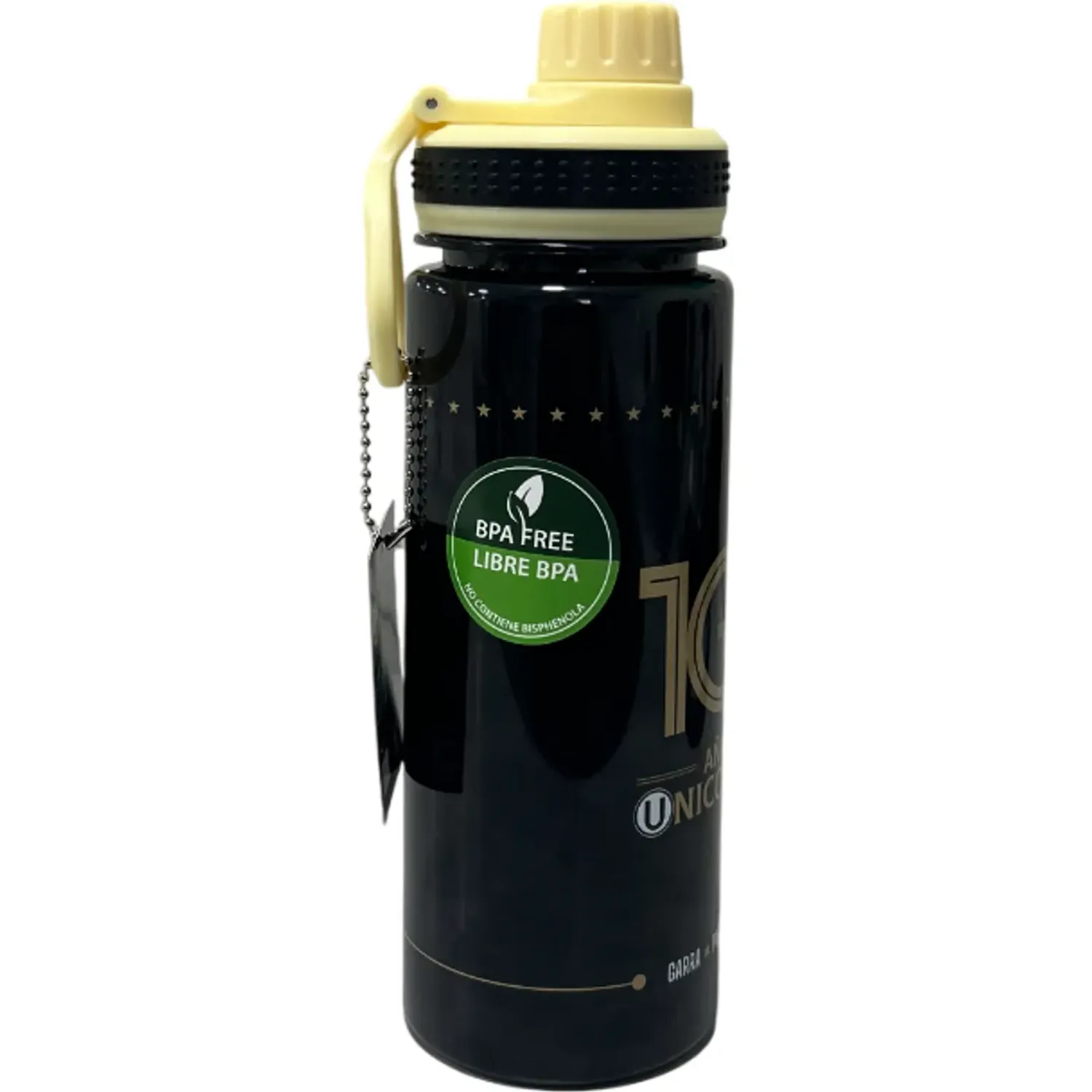 Botella Universitario Universitario 3 color negro | Platanitos