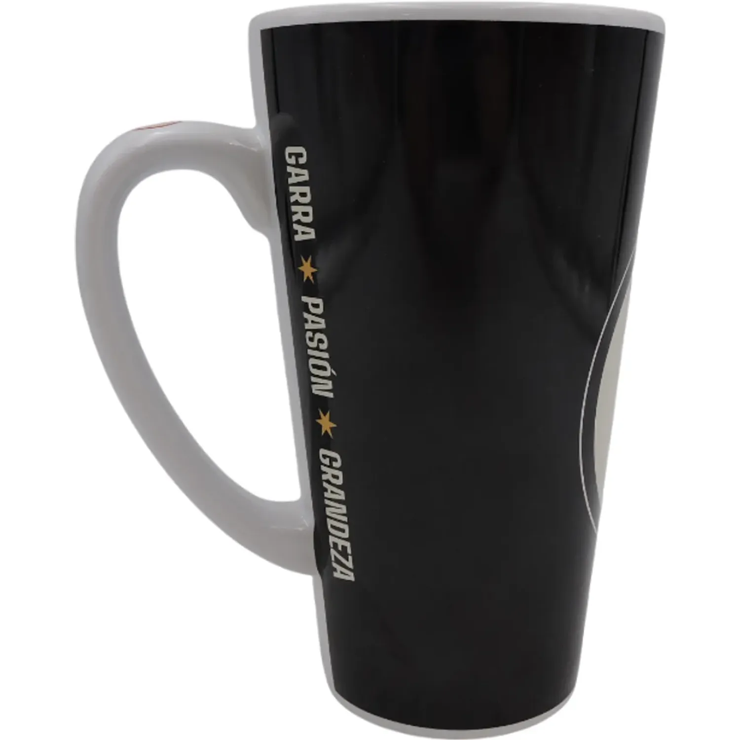 Taza Universitario Latte Universitario Sin Caja color negro | Platanitos