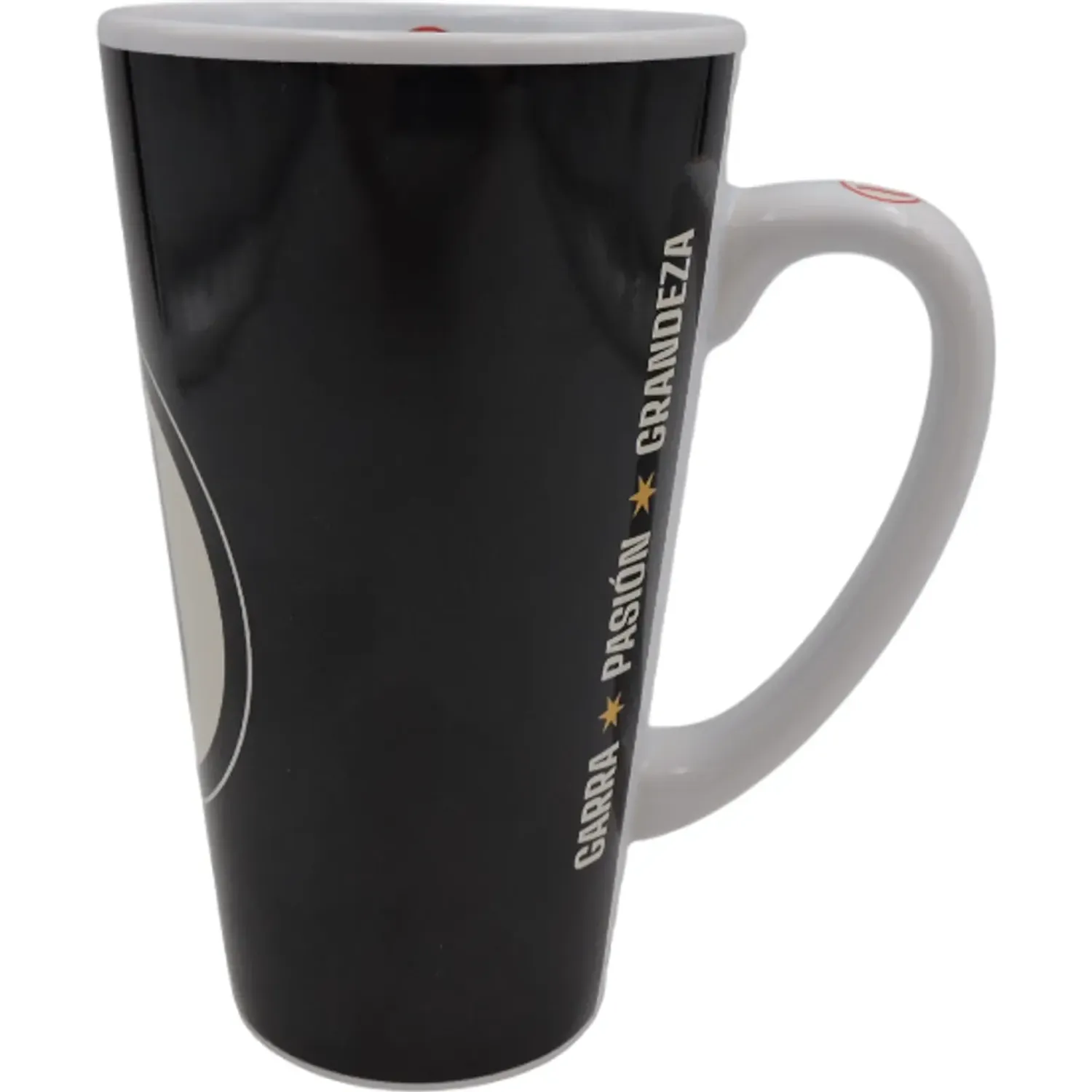 Taza Universitario Latte Universitario Sin Caja color negro | Platanitos