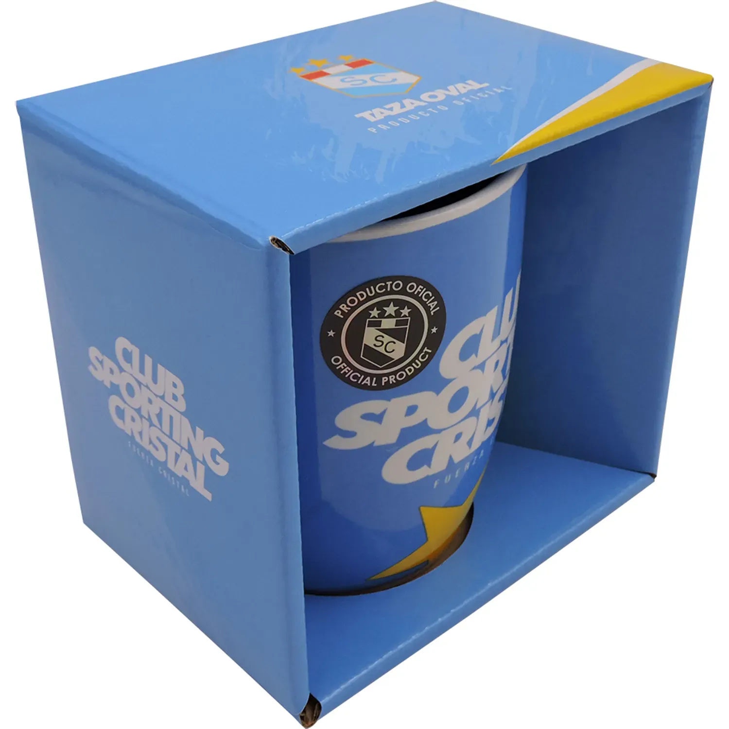 Taza Sporting Cristal Recta Sporting Cristal Con Caja color celeste | Platanitos