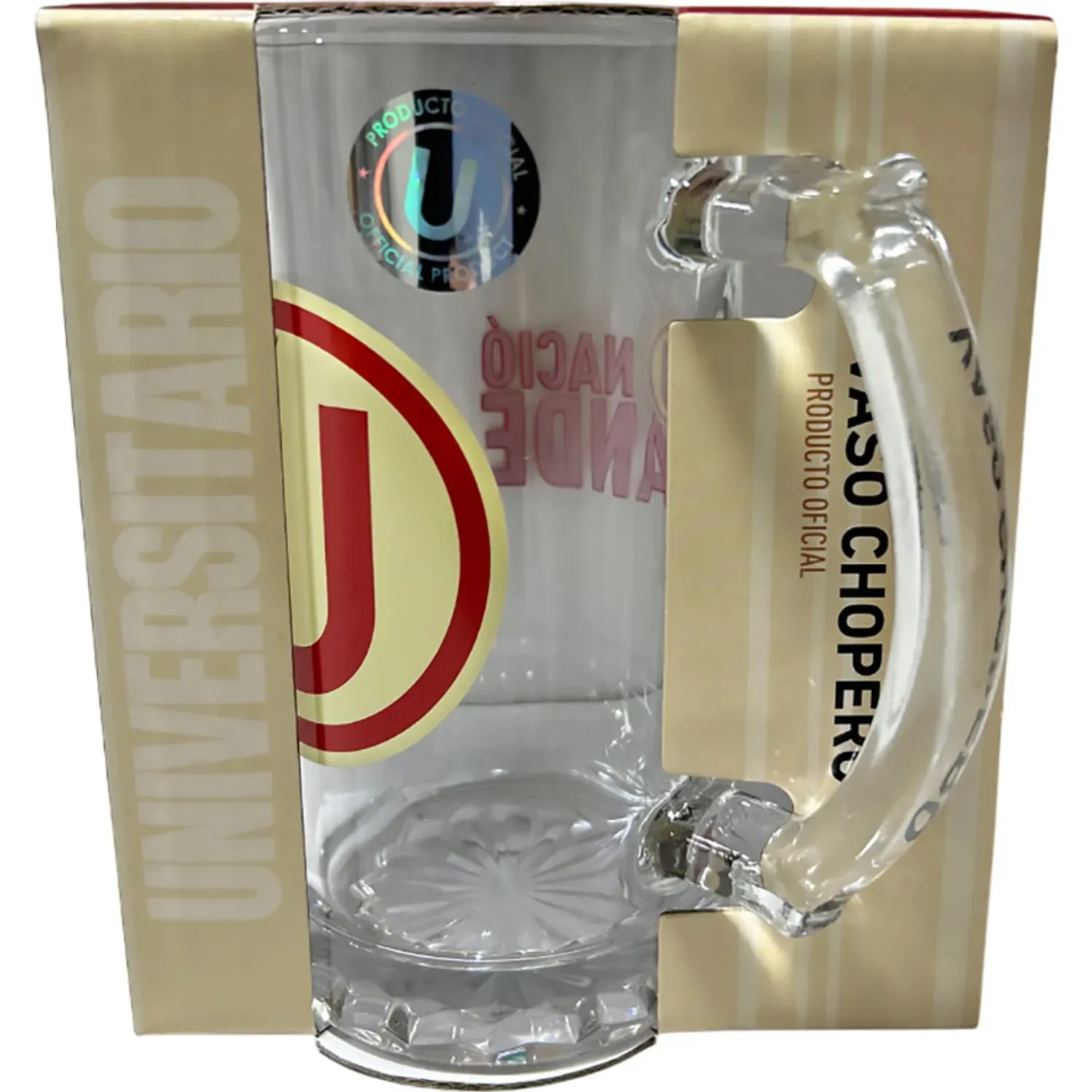 Vaso Universitario Chopero 3 Universitario 500ml color transparente | Platanitos