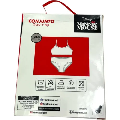 Minnie Conjunto Trusa + Top Niña Minnie Min-23