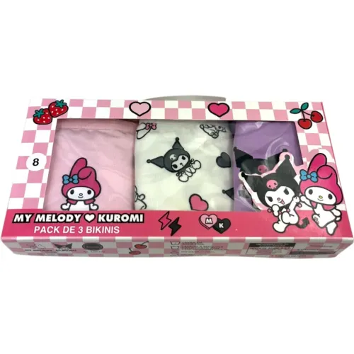 Hello Kitty Pack Trusas X3 Niña Hello Kitty Mmk-00