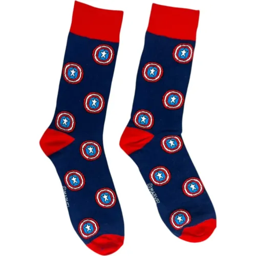 Avengers Azul de Hombre modelo Media Hombre Avengers Ava-4 azules rojos rojas roja hombre 2026031104210467268  