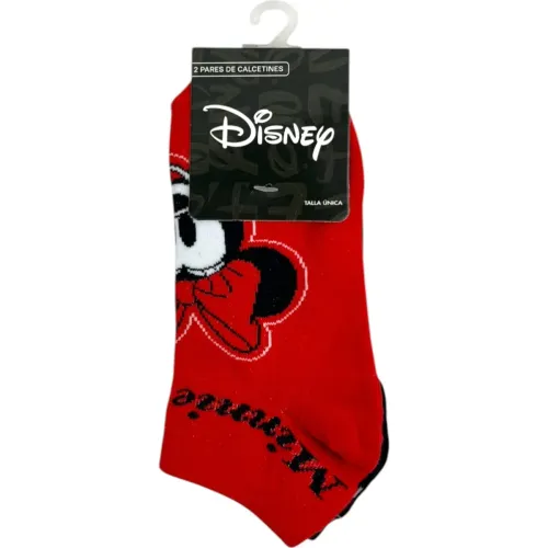 Minnie Pack De Medias X2 Mujer Minnie Pcd-25