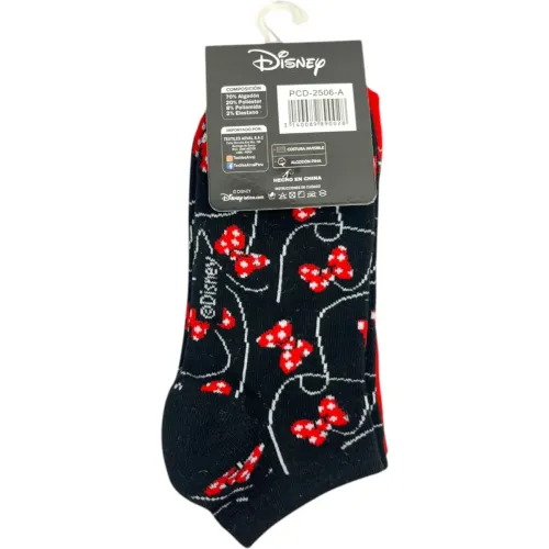 Minnie Pack De Medias X2 Mujer Minnie Pcd-25