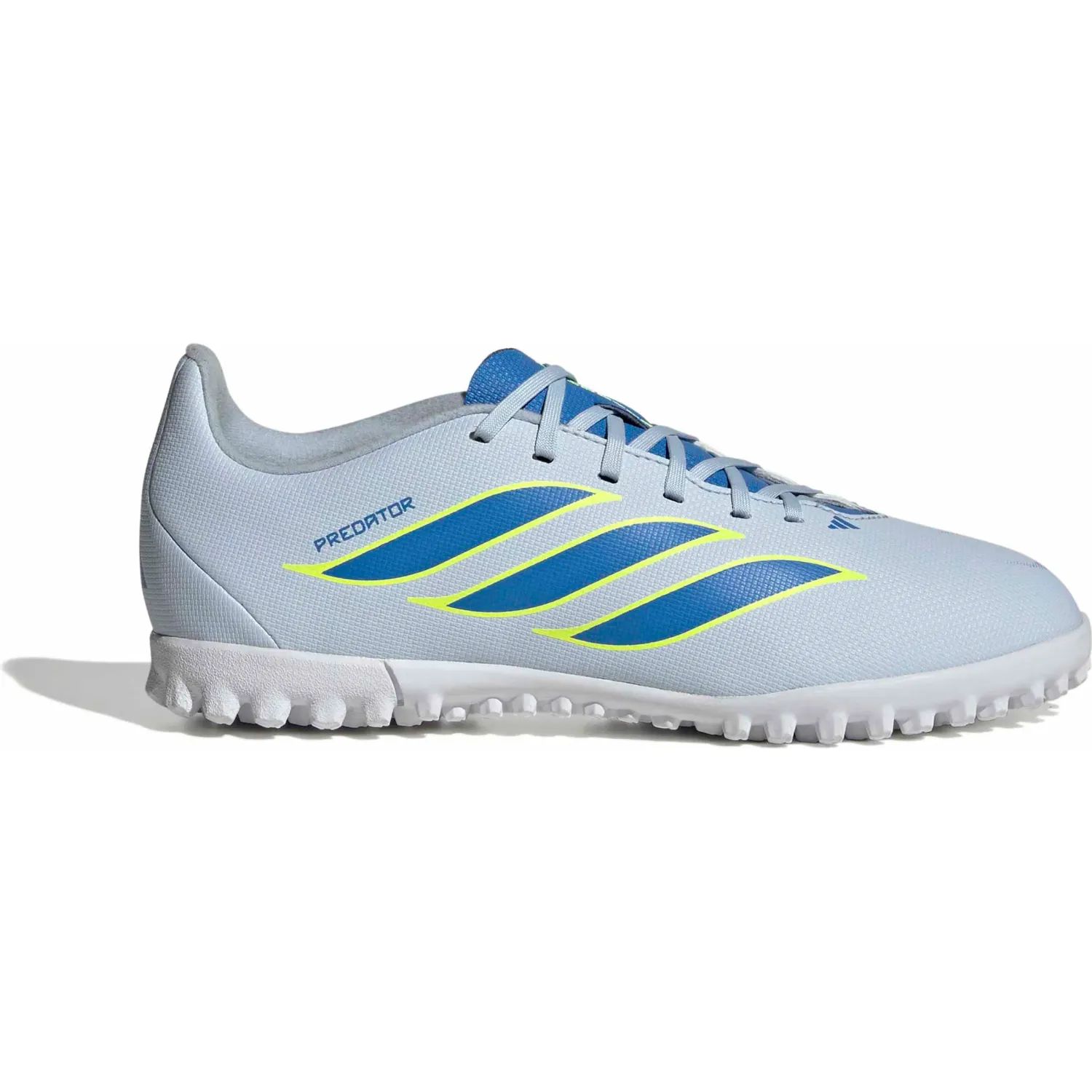 Zapatillas Adidas De Futbol Niños Predator Club Tf J color acero | Platanitos