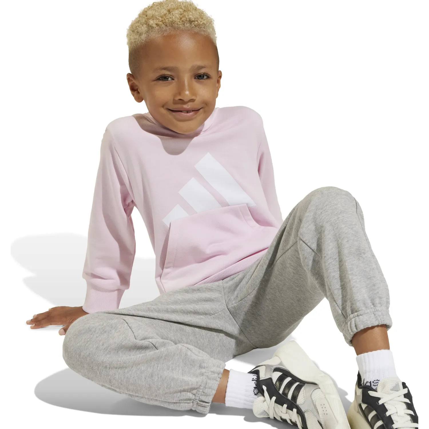 Polera Adidas Deportiva Niños Lk Bl Ft Hd color rosado | Platanitos