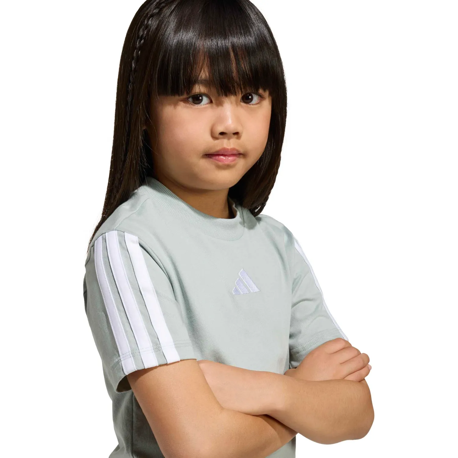 Polo Adidas Deportivo Niños Lk 3s Tee 160 color verde agua | Platanitos