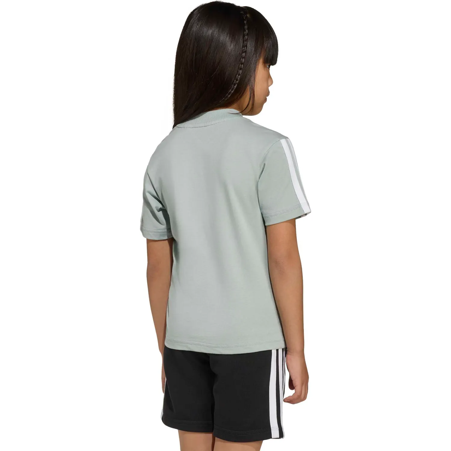 Polo Adidas Deportivo Niños Lk 3s Tee 160 color verde agua | Platanitos