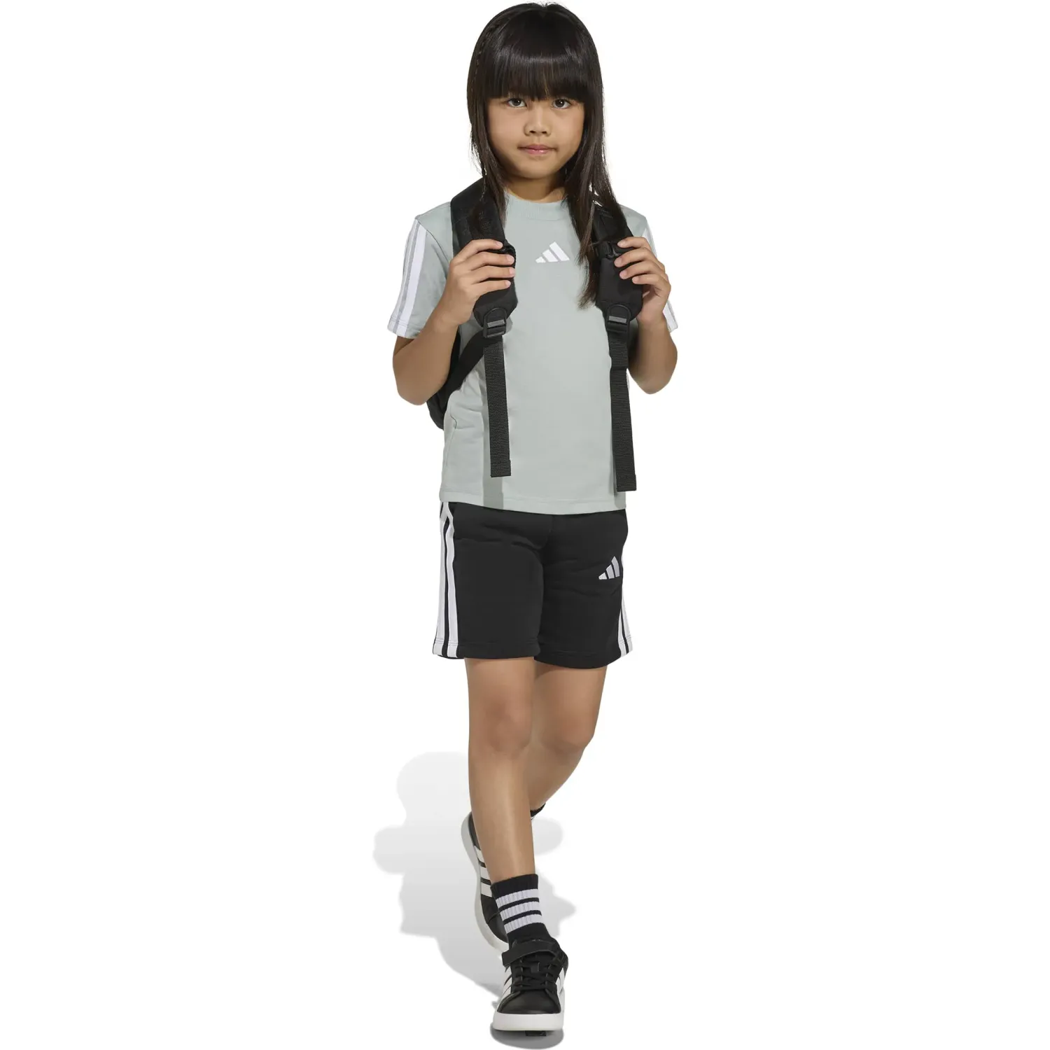 Polo Adidas Deportivo Niños Lk 3s Tee 160 color verde agua | Platanitos