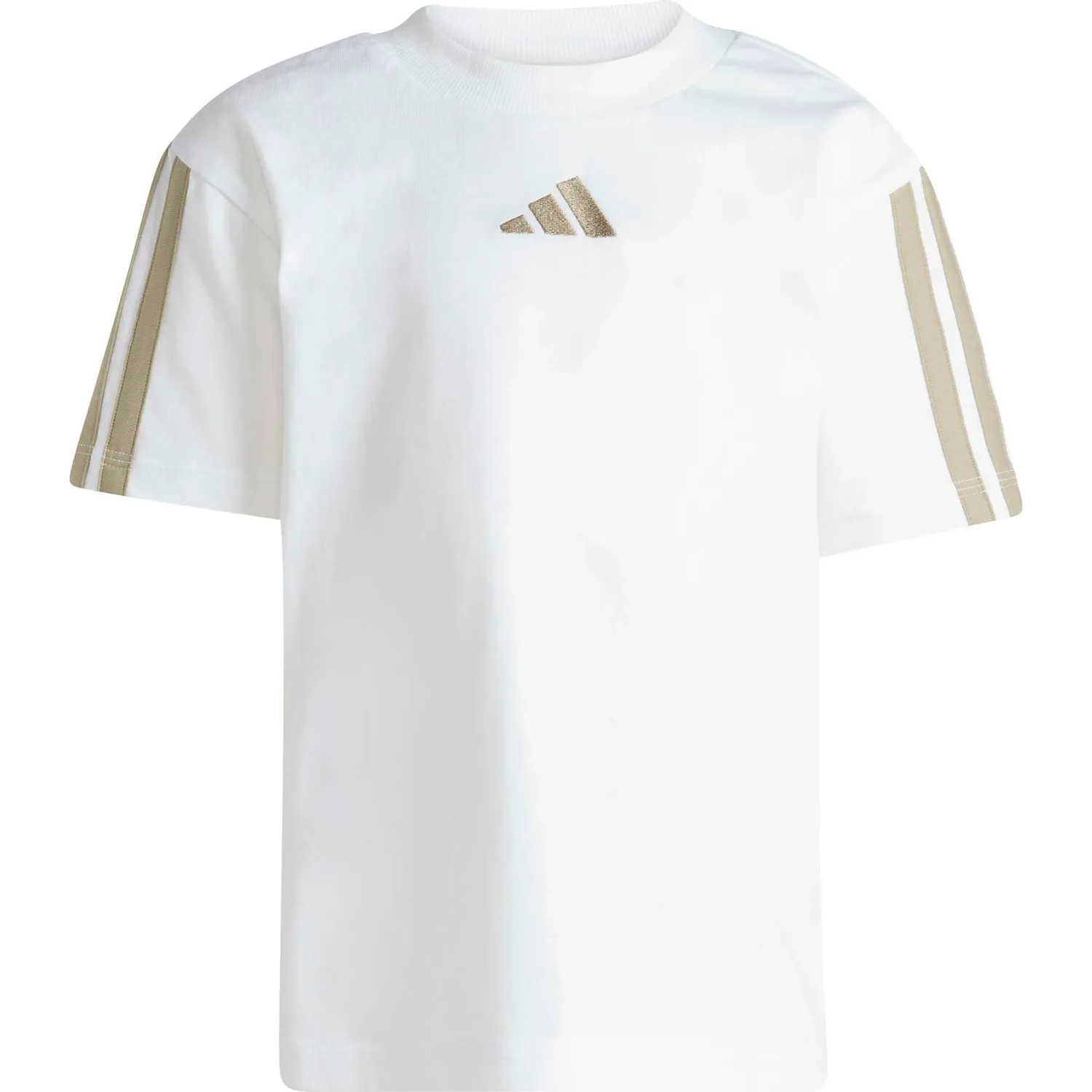 Conjunto Adidas Deportivo Niños Lk 3s T-Set 160 color blanco / verde | Platanitos
