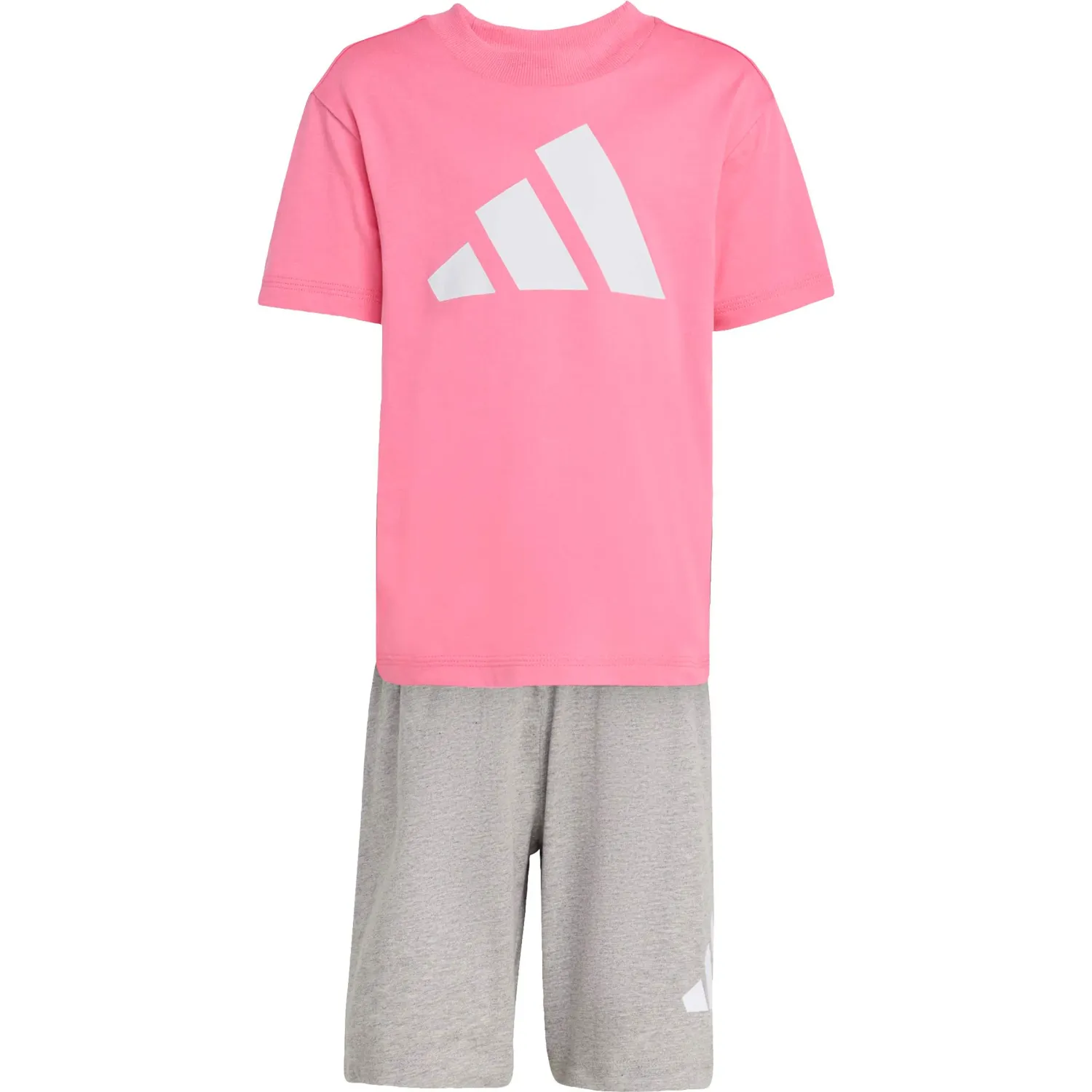 Conjunto Adidas Deportivo Niños Lk Bl T-Set 160 color rosado / gris | Platanitos