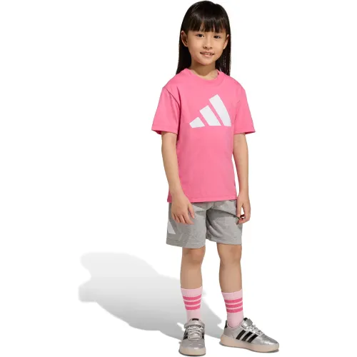 Conjunto Adidas Deportivo Niños Lk Bl T-Set 160 color rosado | Platanitos