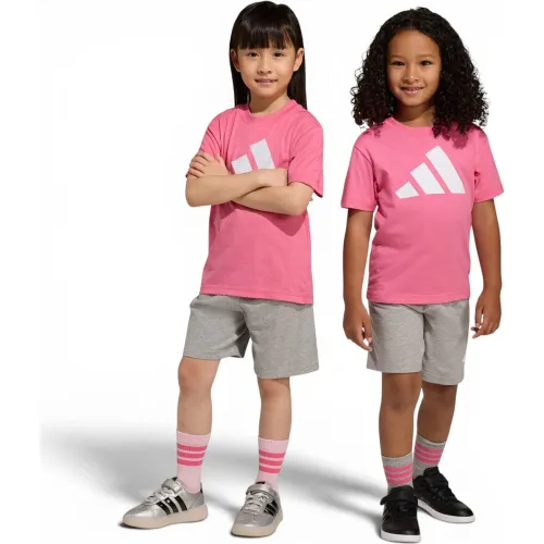 Conjunto Adidas Deportivo Niños Lk Bl T-Set 160 color rosado | Platanitos