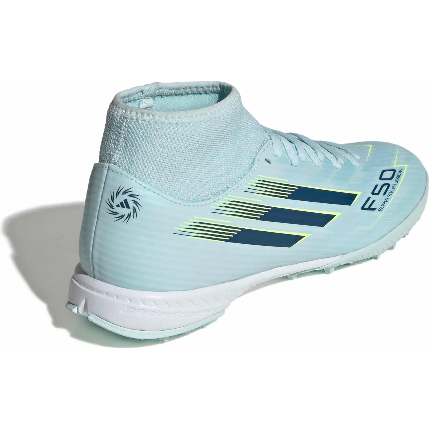 Zapatillas Adidas De Futbol Mujer F50 Sparkfusion Club Tf color azul | Platanitos