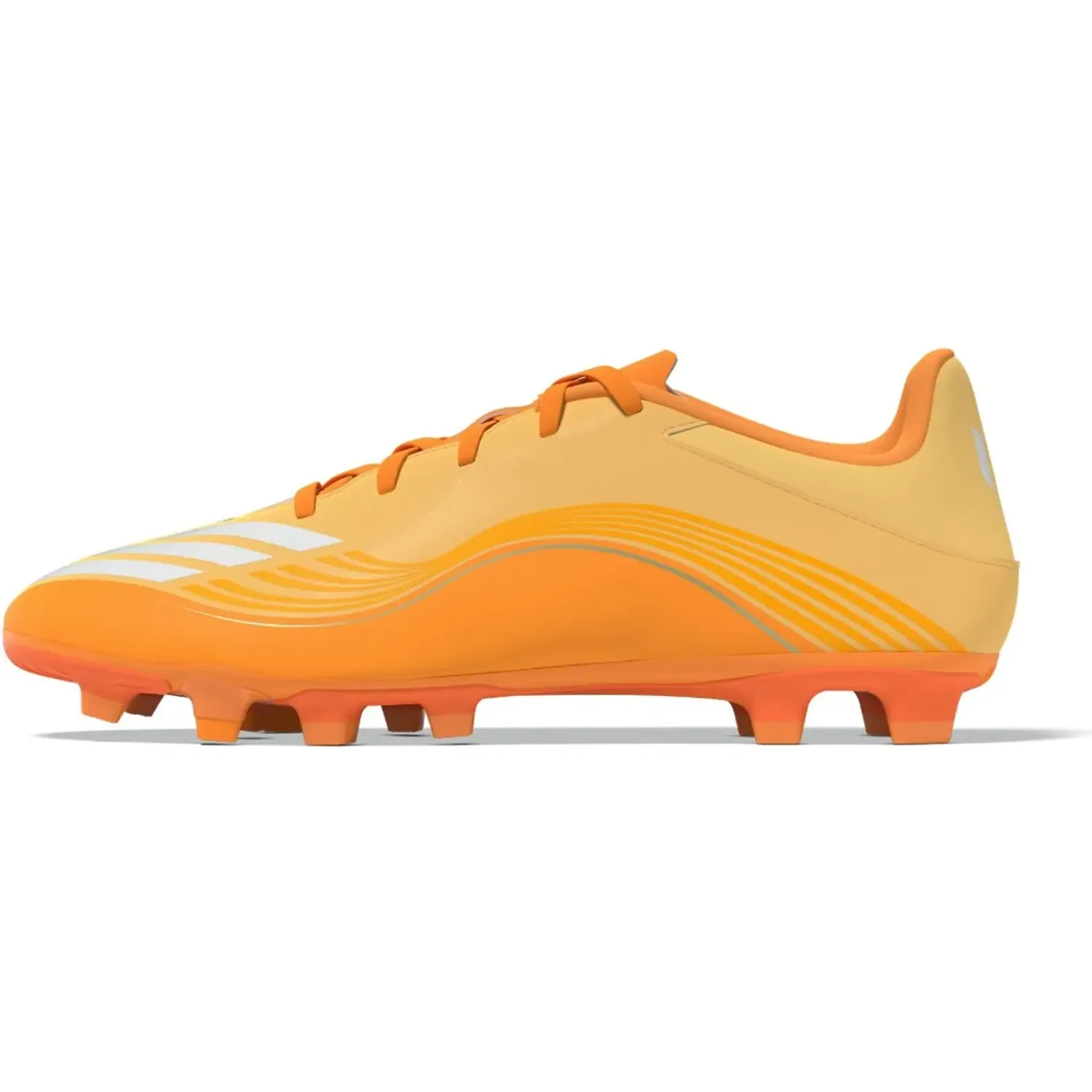 Zapatillas Adidas De Futbol Unisex F50 Messi Club Fg/Mg color naranja | Platanitos