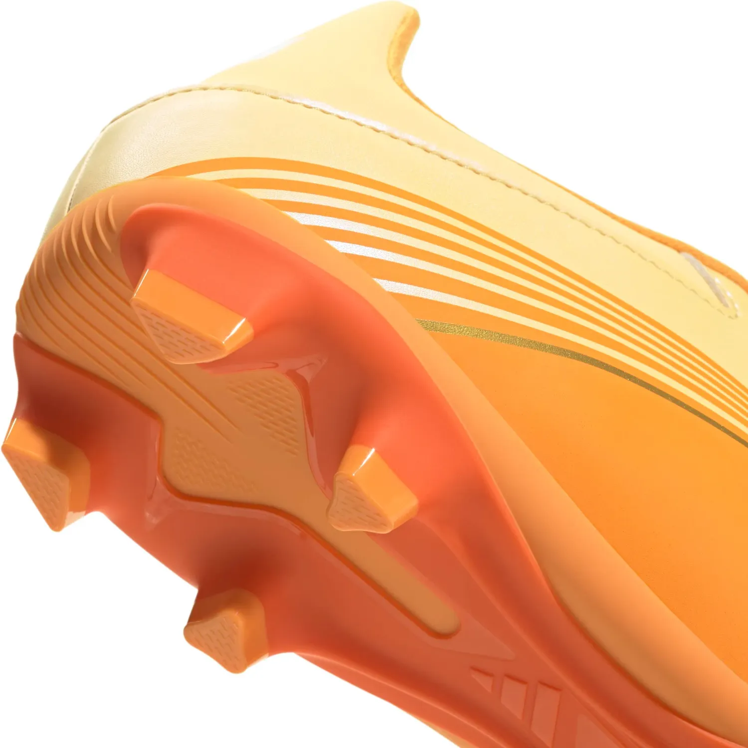 Zapatillas Adidas De Futbol Unisex F50 Messi Club Fg/Mg color naranja | Platanitos