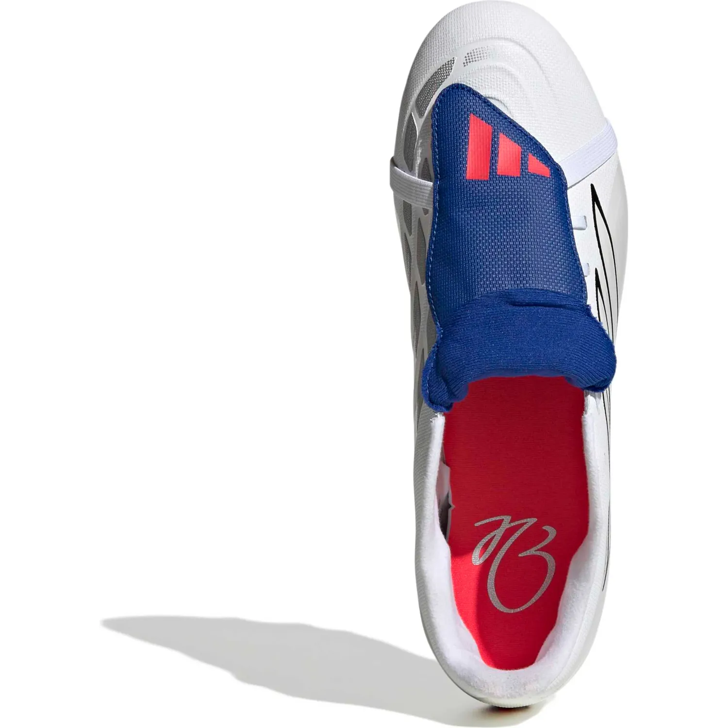 Zapatillas Adidas De Futbol Unisex Predator Club Ft Fg/Mg color blanco / azulino | Platanitos