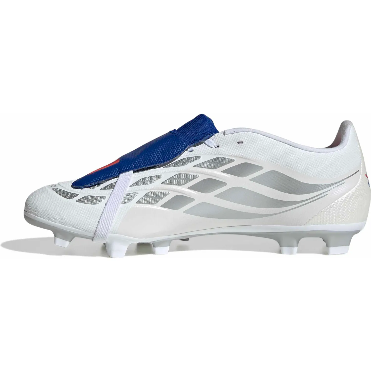 Zapatillas Adidas De Futbol Unisex Predator Club Ft Fg/Mg color blanco / azulino | Platanitos