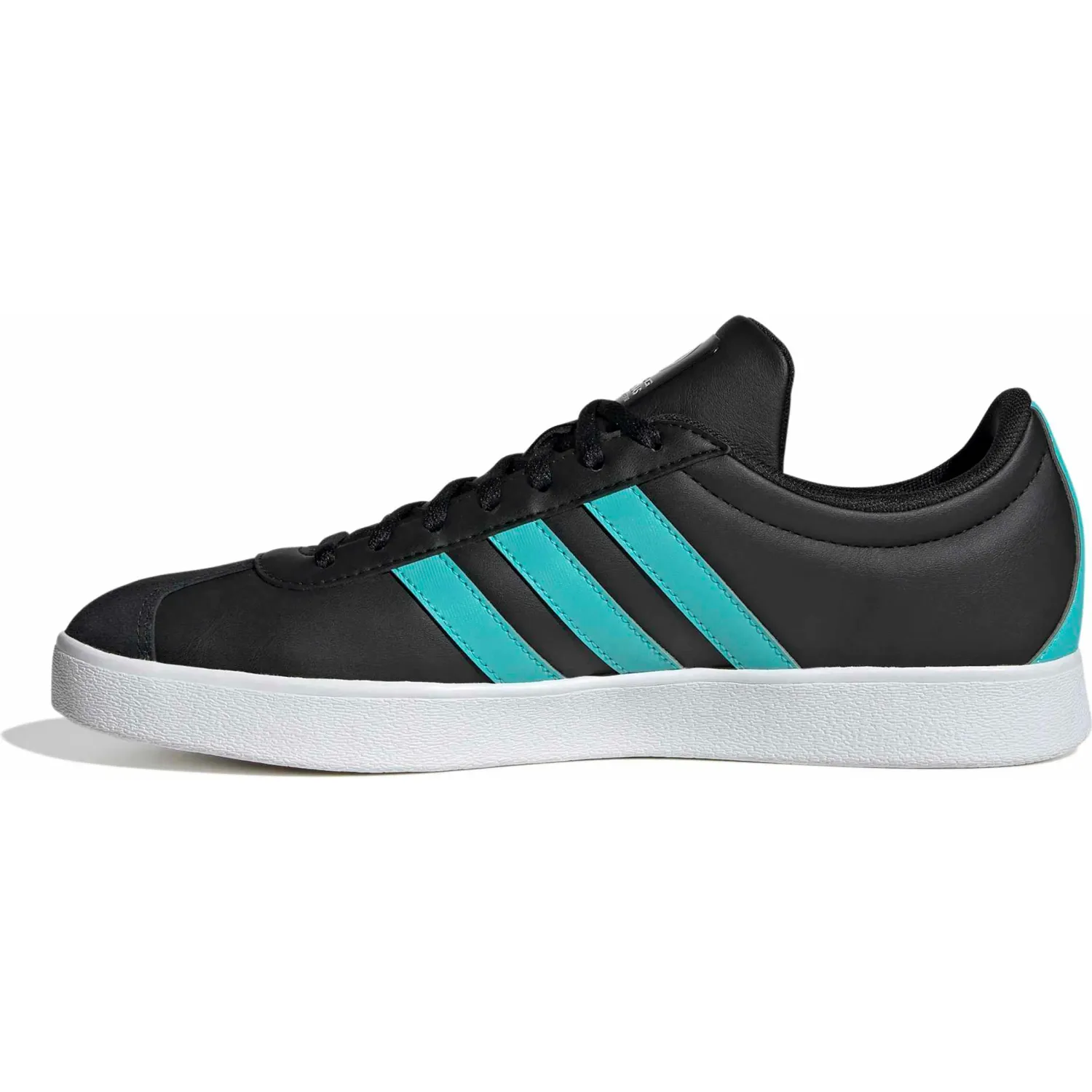 Zapatillas Adidas Urbanas Unisex Vl Court Mer Motorsport color negro / turquesa | Platanitos