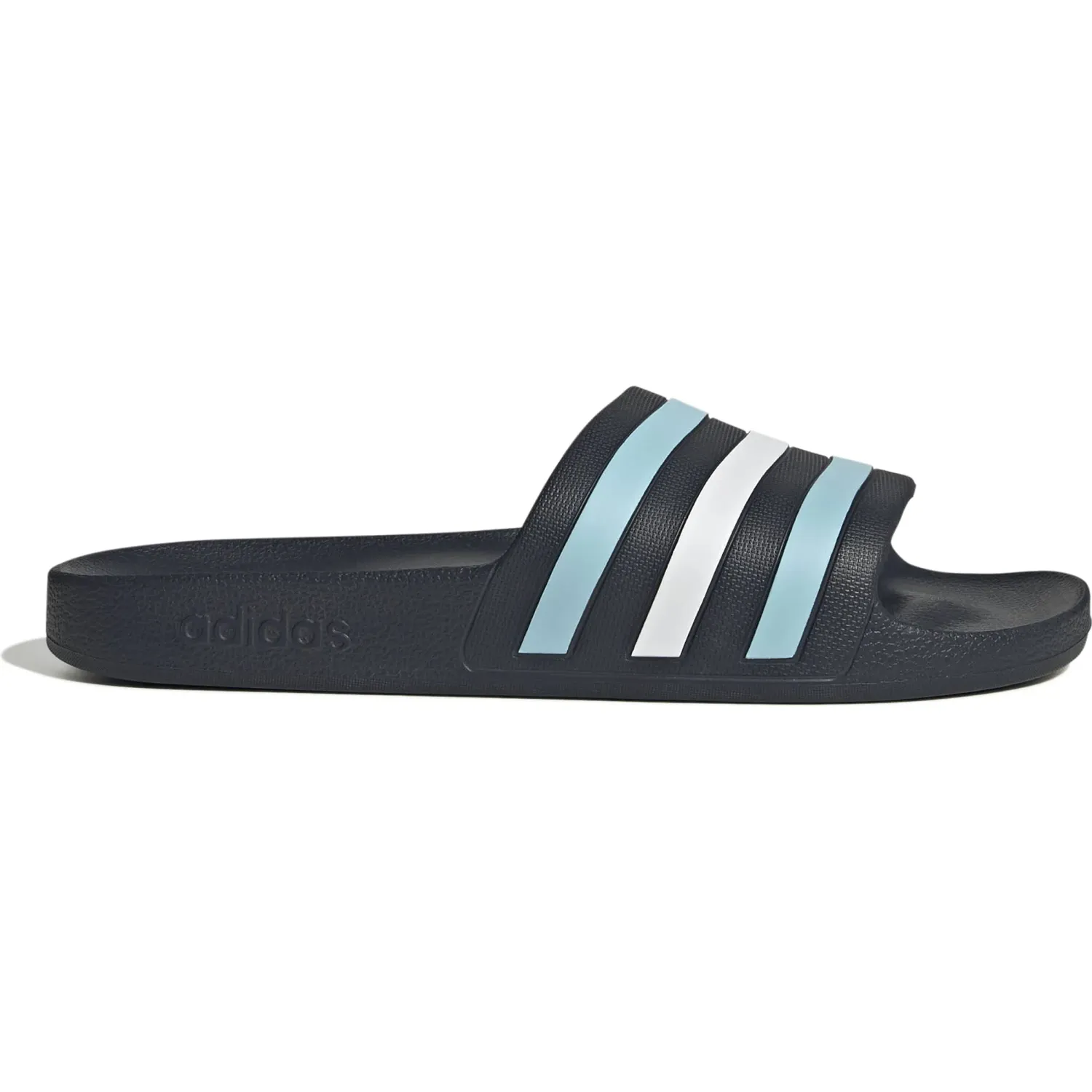 Sandalia Adidas Unisex Adilette Aqua color navy / celeste | Platanitos
